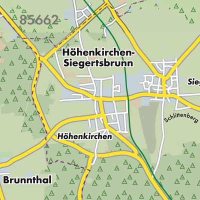 Übersichtsplan Höhenkirchen-Siegertsbrunn