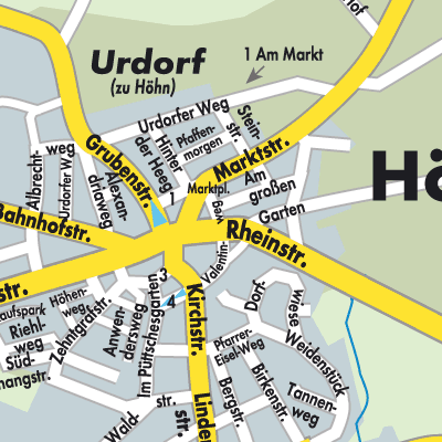 Stadtplan Höhn