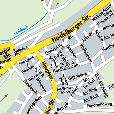 Stadtplan Höpfingen