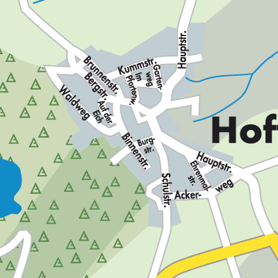 Stadtplan Hoffeld