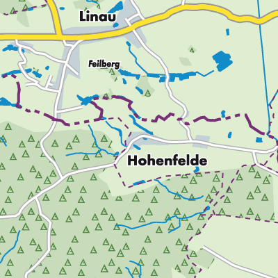 Übersichtsplan Hohenfelde