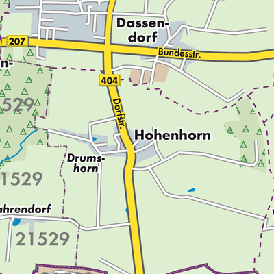 Übersichtsplan Hohenhorn