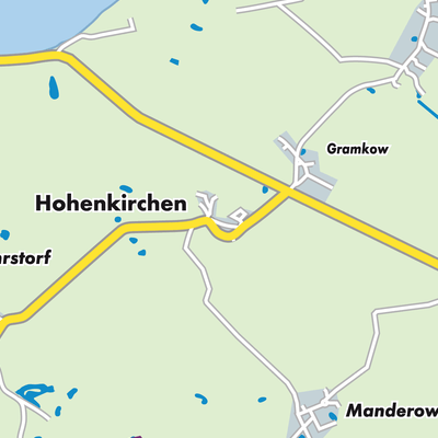 Übersichtsplan Hohenkirchen