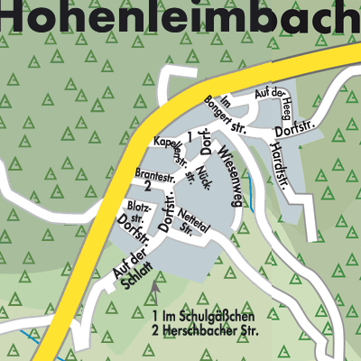 Stadtplan Hohenleimbach