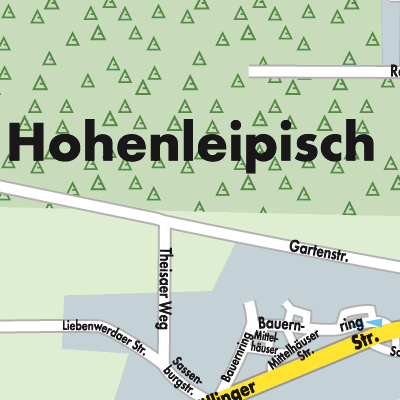 Stadtplan Hohenleipisch