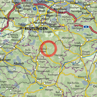 Landkarte Hohenstein