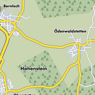 Übersichtsplan Hohenstein