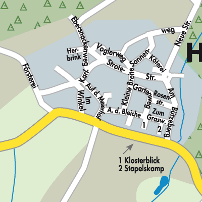 Stadtplan Holenberg