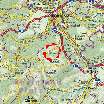 Landkarte Hollnich