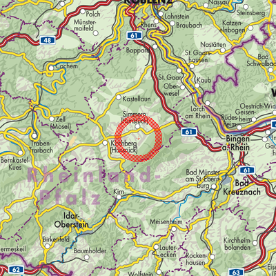 Landkarte Holzbach