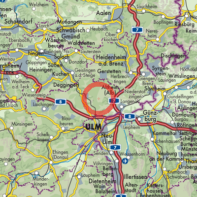 Landkarte Holzkirch