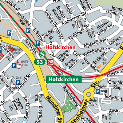 Stadtplan Holzkirchen