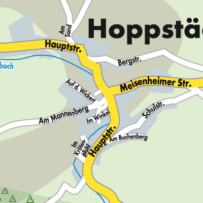 Stadtplan Hoppstädten