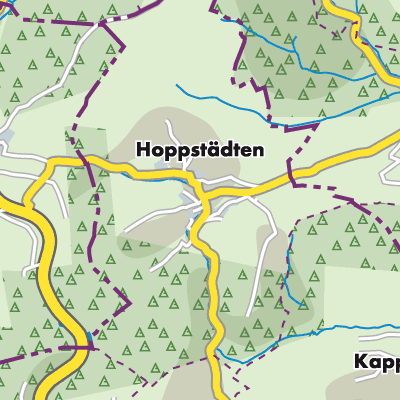 Übersichtsplan Hoppstädten