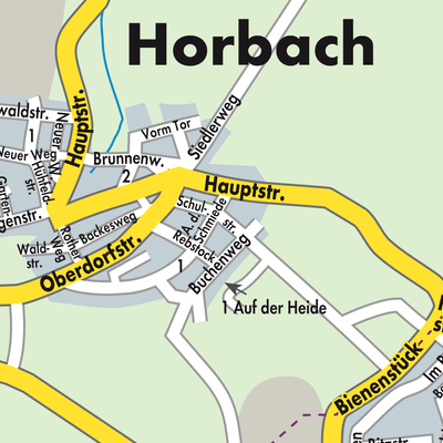 Stadtplan Horbach