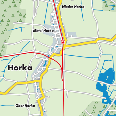 Übersichtsplan Horka