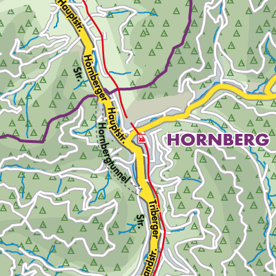 Übersichtsplan Hornberg