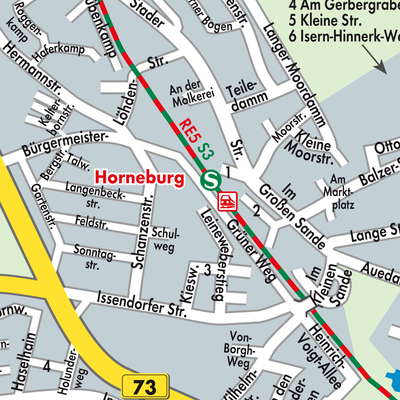 Stadtplan Horneburg