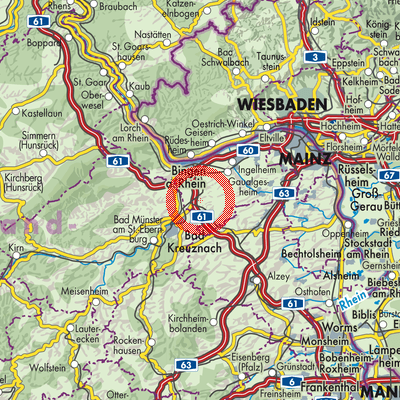 Landkarte Horrweiler