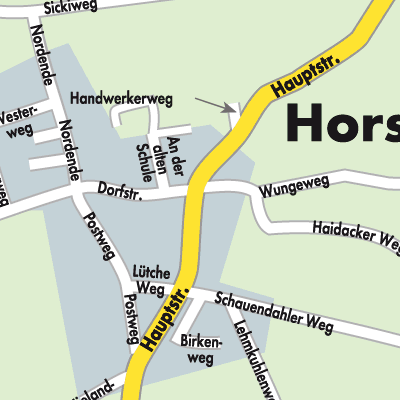 Stadtplan Horstedt