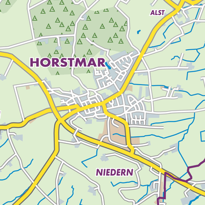 Übersichtsplan Horstmar