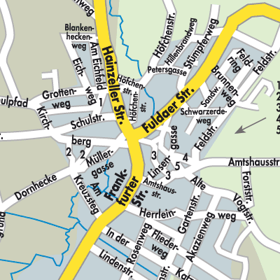 Stadtplan Hosenfeld