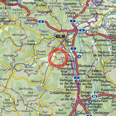Landkarte Hüttisheim