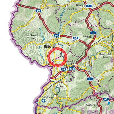 Landkarte Idesheim