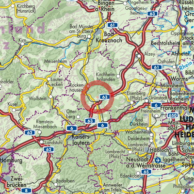 Landkarte Imsbach
