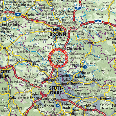 Landkarte Ingersheim
