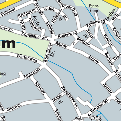 Stadtplan Issum