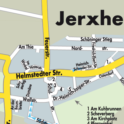 Stadtplan Jerxheim