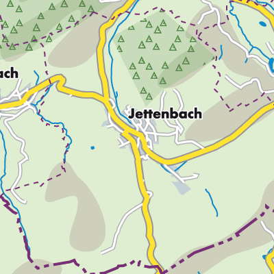 Übersichtsplan Jettenbach