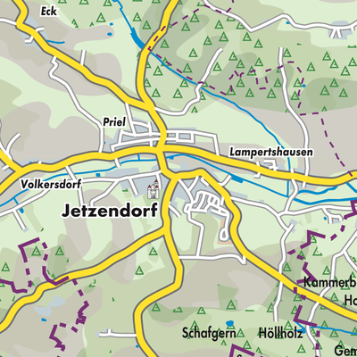 Übersichtsplan Jetzendorf