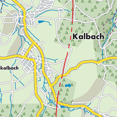 Übersichtsplan Kalbach