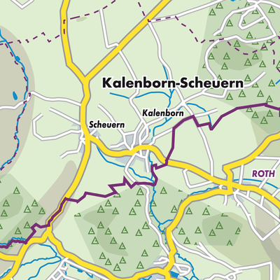 Übersichtsplan Kalenborn-Scheuern