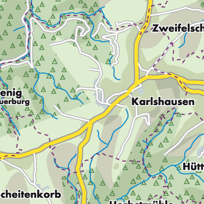 Übersichtsplan Karlshausen