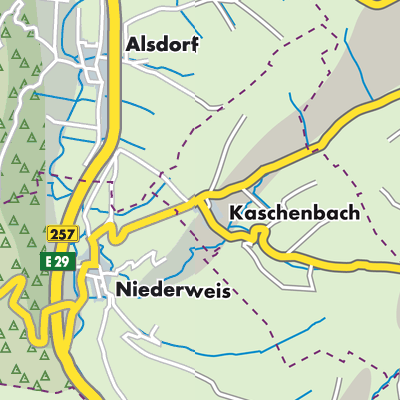 Übersichtsplan Kaschenbach