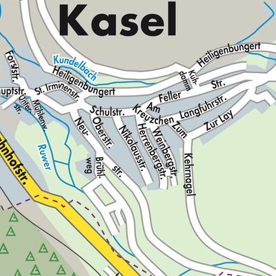 Stadtplan Kasel