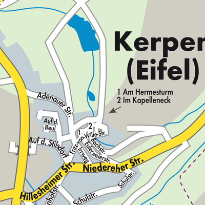 Stadtplan Kerpen (Eifel)