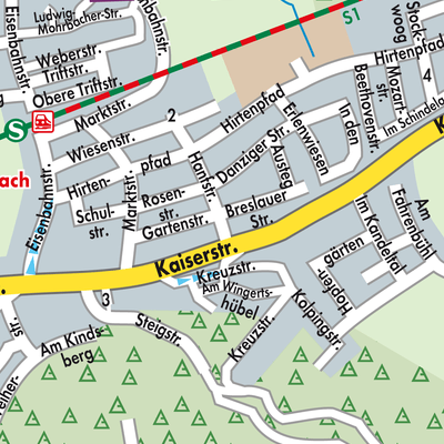 Stadtplan Kindsbach