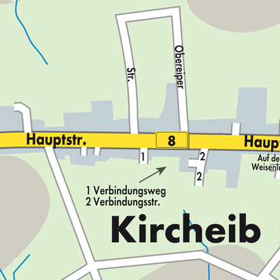 Stadtplan Kircheib