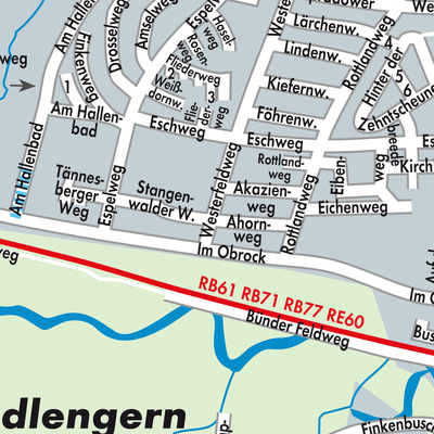 Stadtplan Kirchlengern
