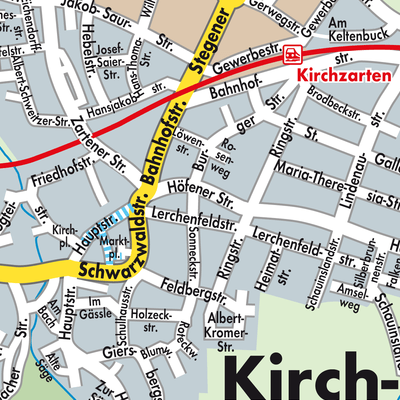 Stadtplan Kirchzarten
