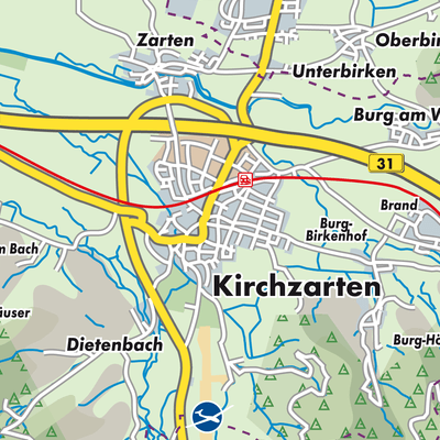 Übersichtsplan Kirchzarten
