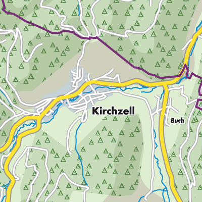 Übersichtsplan Kirchzell