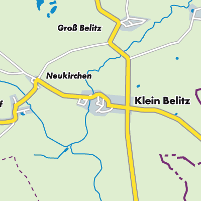 Übersichtsplan Klein Belitz