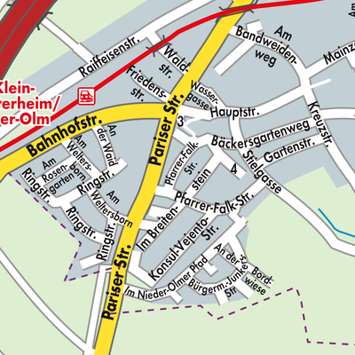 Stadtplan Klein-Winternheim