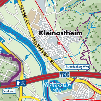 Übersichtsplan Kleinostheim