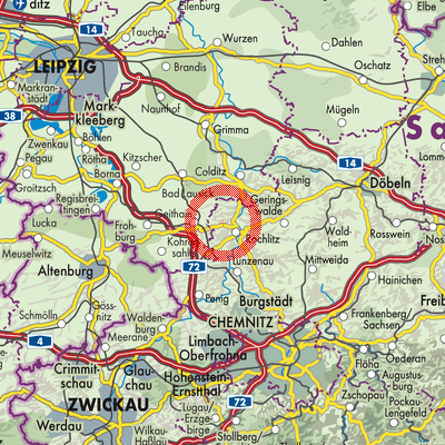 Landkarte Königsfeld